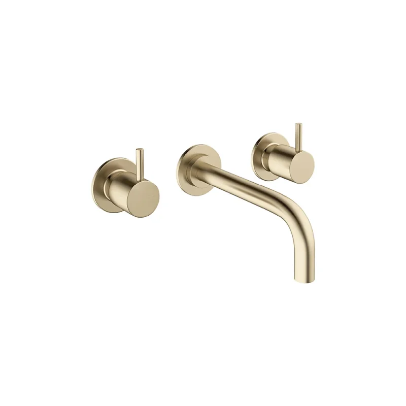 Crosswater MPRO Basin 3 Hole Trim Set Brushed Brass product image - Image 1