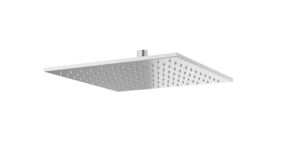 Crosswater Zion Shower Head 300mm Brushed Nickel detail view - Image 2