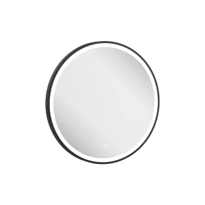 Crosswater Infinity Illuminated Mirror 600 Matt Black