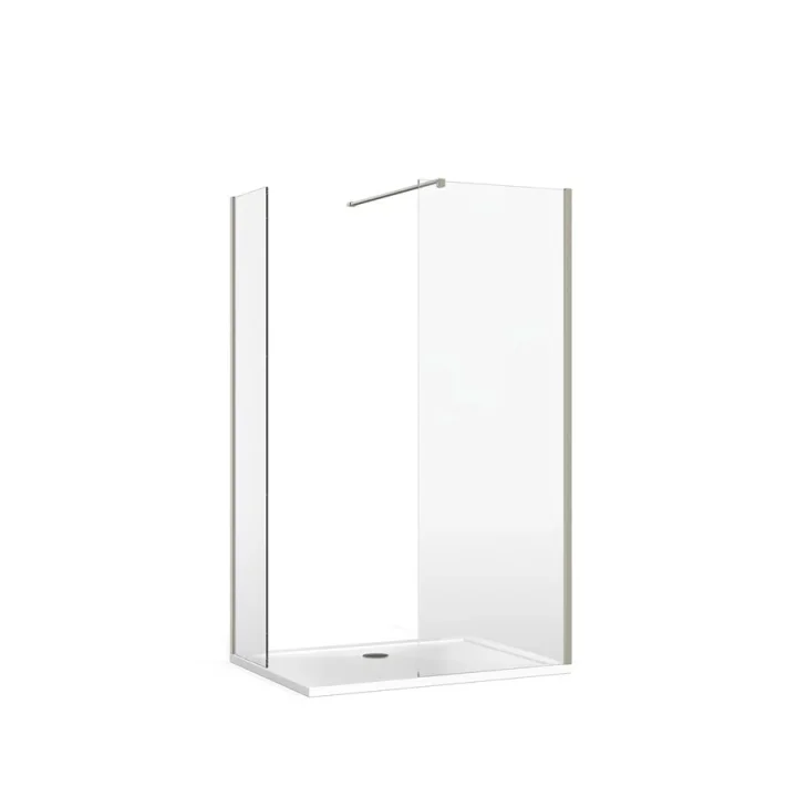 Burlington Glass Wall Brace Brushed Nickel product image - Image 1