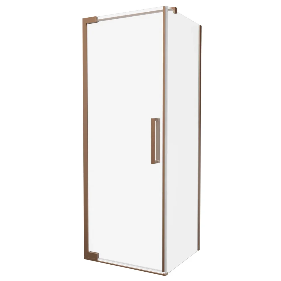 Crosswater Asura 8mm Side Panel for Hinged Door 700 Brushed Bronze product image - Image 1