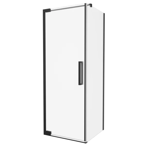Crosswater Asura 8mm Side Panel for Hinged Door 760 Matt Black