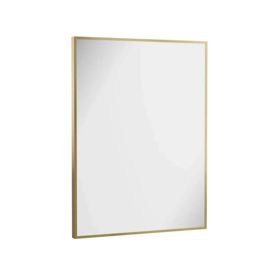 Crosswater MPRO Non-Illuminated Mirror 600 x 800mm Brushed Brass product image - Image 1