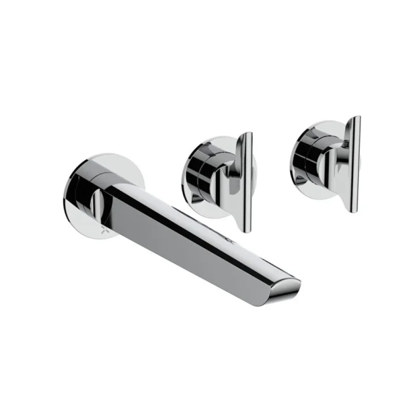 Crosswater Module Foile 2 Handle With Bath Spout Chrome detail view - Image 2