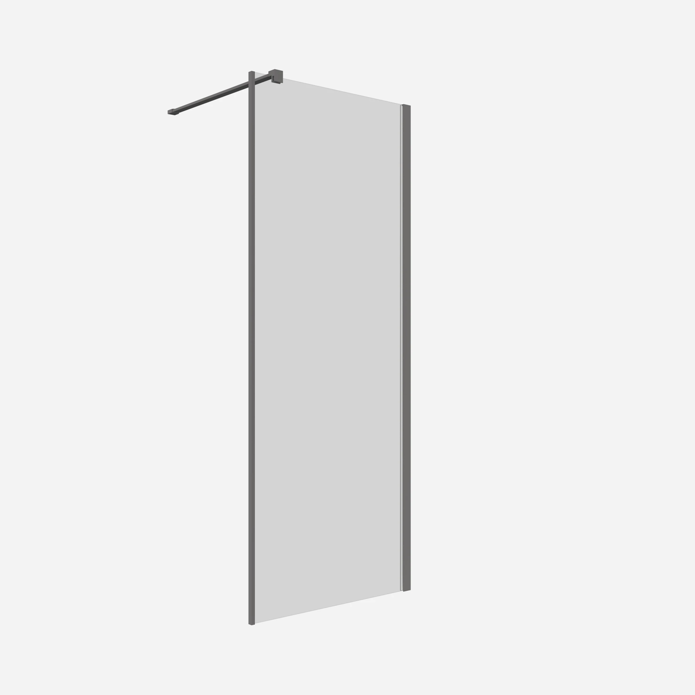 Crosswater Optix Side Panel for Pivot Door 800 Slate