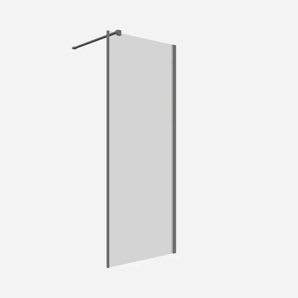 Crosswater Optix Side Panel for Pivot Door 800 Slate product image - Image 1