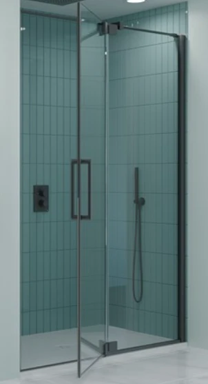 Crosswater Optix Pivot Door Inline Panel 1200 Slate