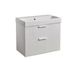 Roper Rhodes Scheme Fluted 600 Wm - Matt White