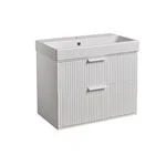 Roper Rhodes Scheme Fluted 600 Wm - Matt White