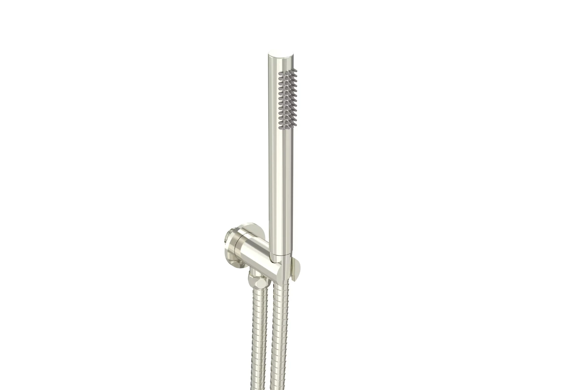 Saneux Cos Slim Handset - W/ Outlet Elbow & Holder & 150cm Hose - Brushed Nickel