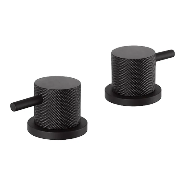 Just Taps Vos Panel Valves Matt Black