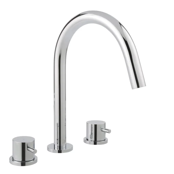 Just Taps Florence 3 Hole Bath Filler Chrome