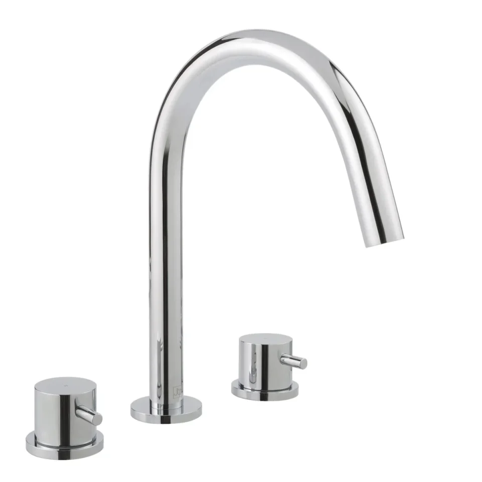 Just Taps Florence 3 Hole Bath Filler Chrome product image - Image 1