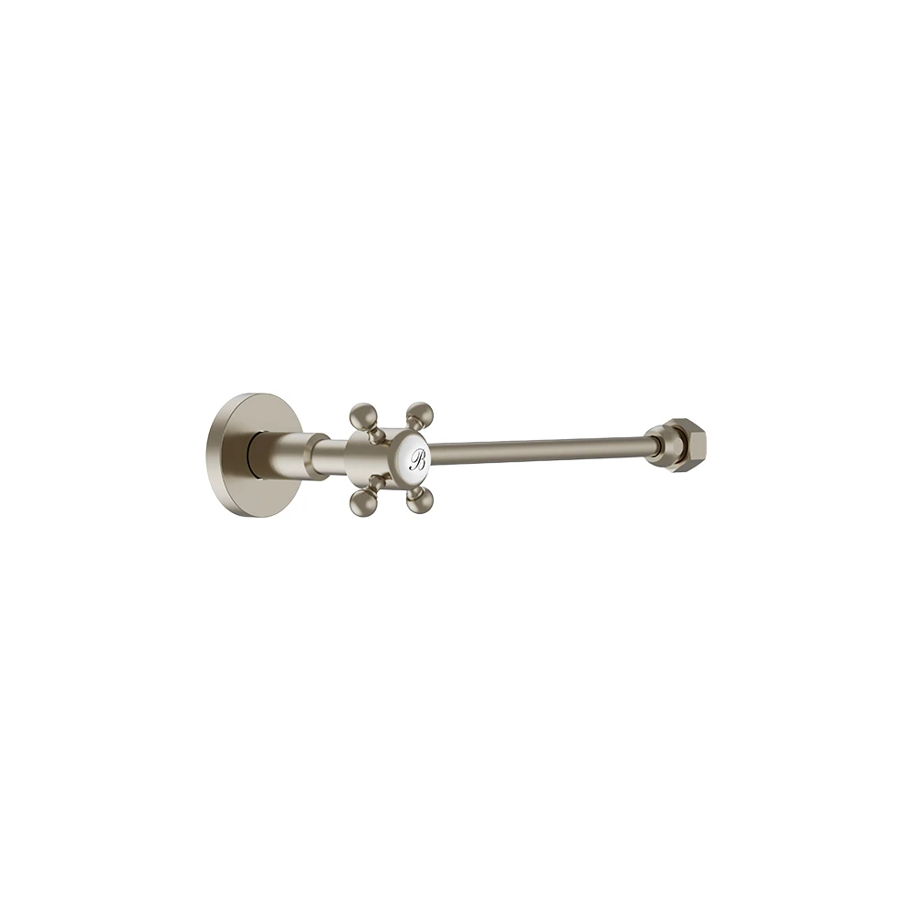 Burlington Cistern Tank On/off Valve Brushed Nickel