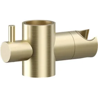 Crosswater Grab Bar Handset Holder Brushed Brass detail view - Image 2