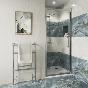 Burlington Classique Hinged Door 1000 Chrome