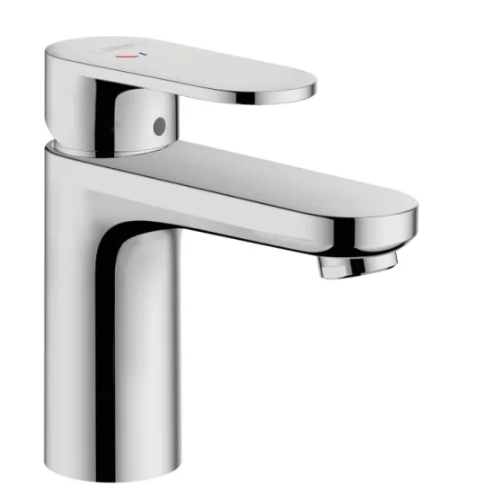 Hansgrohe Vernis Blend Single Lever Basin Mixer 100 Coolstart With Push-open Waste Set Chrome product image - Image 1