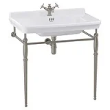 Burlington Guild Basin Stand 85cm Brushed Nickel product image - Image 1