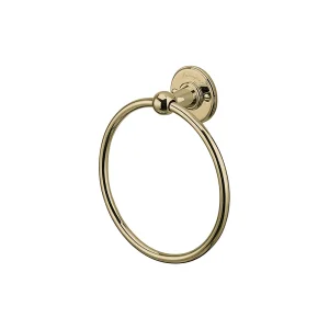 Burlington Towel Ring Gold