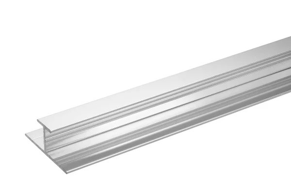 Crosswater Aluminium Extrusion H Join 11mm 2450mm Chrome