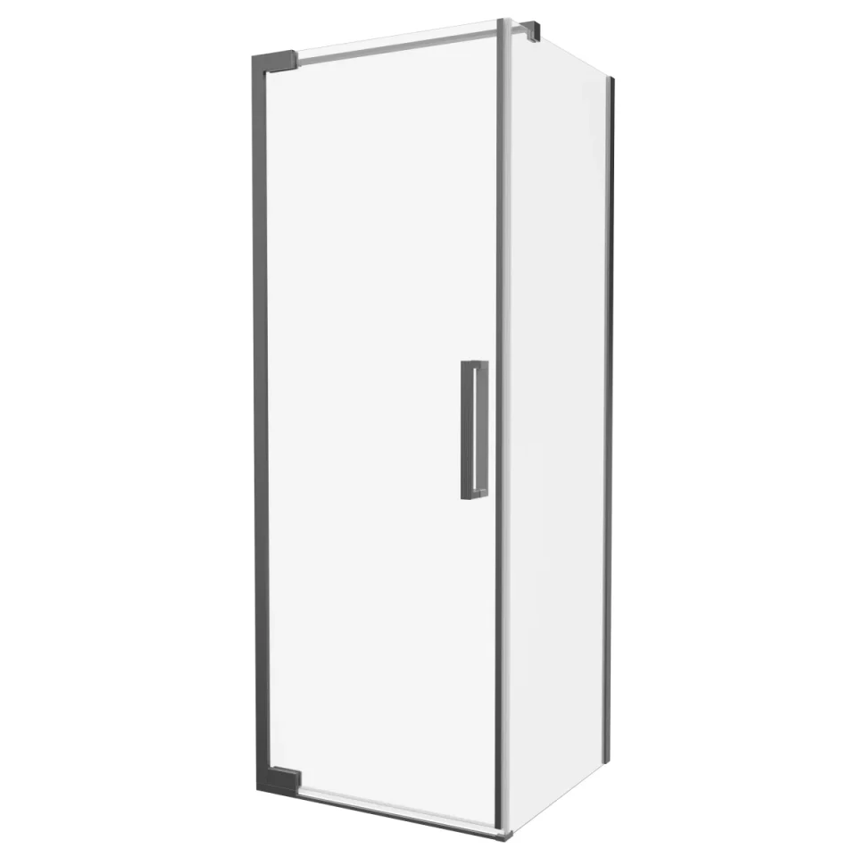 Crosswater Asura 8mm Side Panel for Hinged Door 700 Slate product image - Image 1