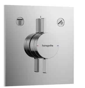 Hansgrohe Duoturn E Shower Mixers Concealed 265 X 237 X 175mm Chrome