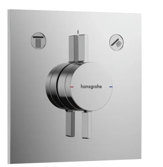 Hansgrohe Duoturn E Mixer For Concealed Installation For 2 Functions Chrome product image - Image 1