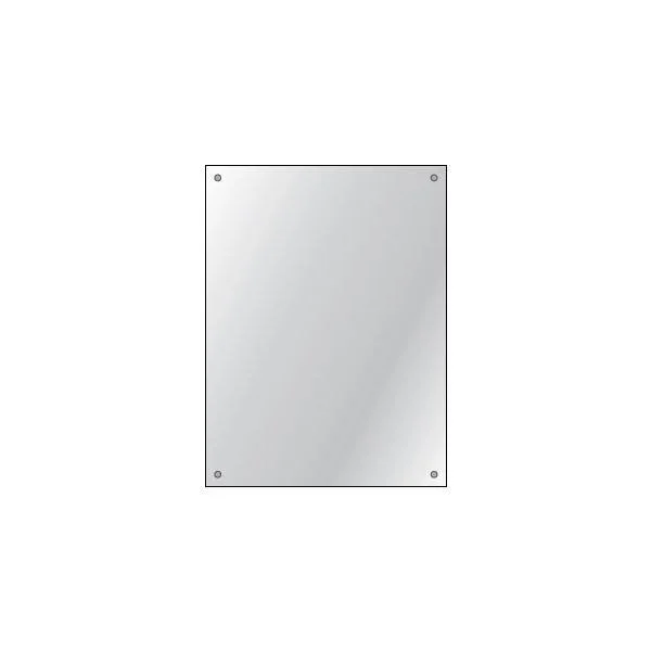 Hib Drilled Mirror 4mm Float Glass 60 X 45cm (6 Per Pack)