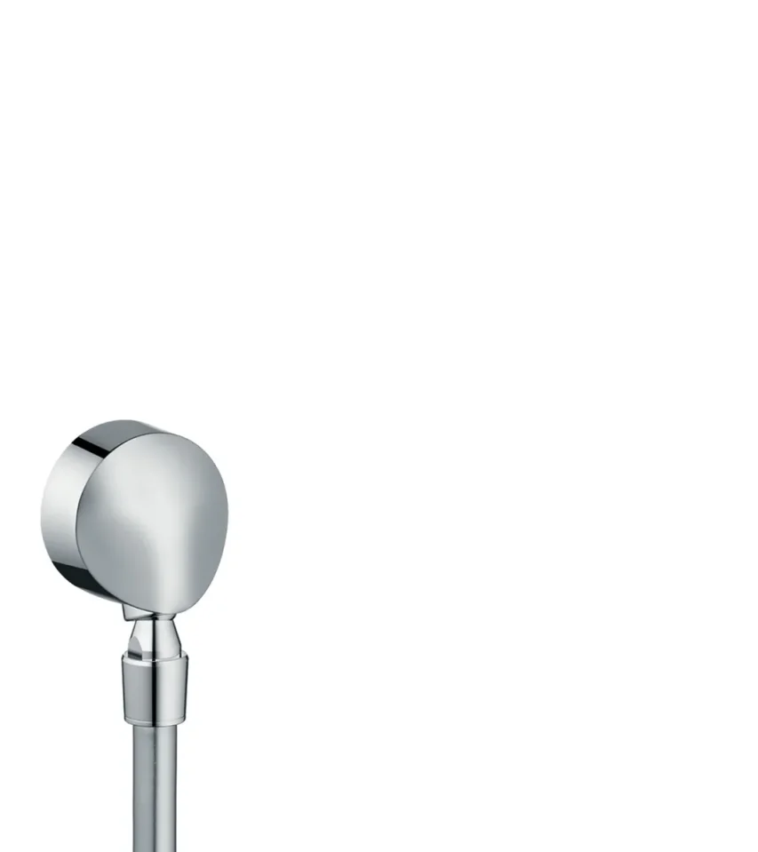 Hansgrohe Fixfit Wall Outlet E With Non-return Valve And Pivot Joint Chrome product image - Image 1