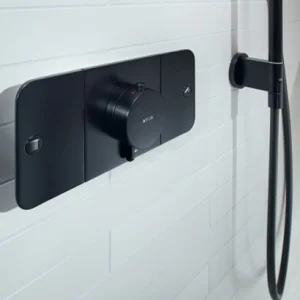 Axor One Thermostatic Shower Mixer Concealed 450 X 230 X 255mm Black - Matt