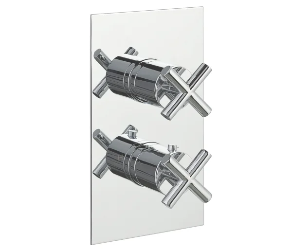 Just Taps Solex Thermostatic Concealed 1 Outlet Shower Valve Chrome