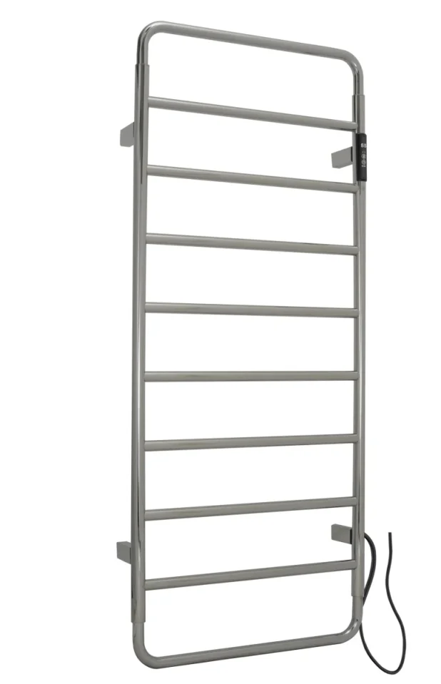 Just Taps Aero Electric Towel Radiator 1130 Stainless Chrome product image - Image 1