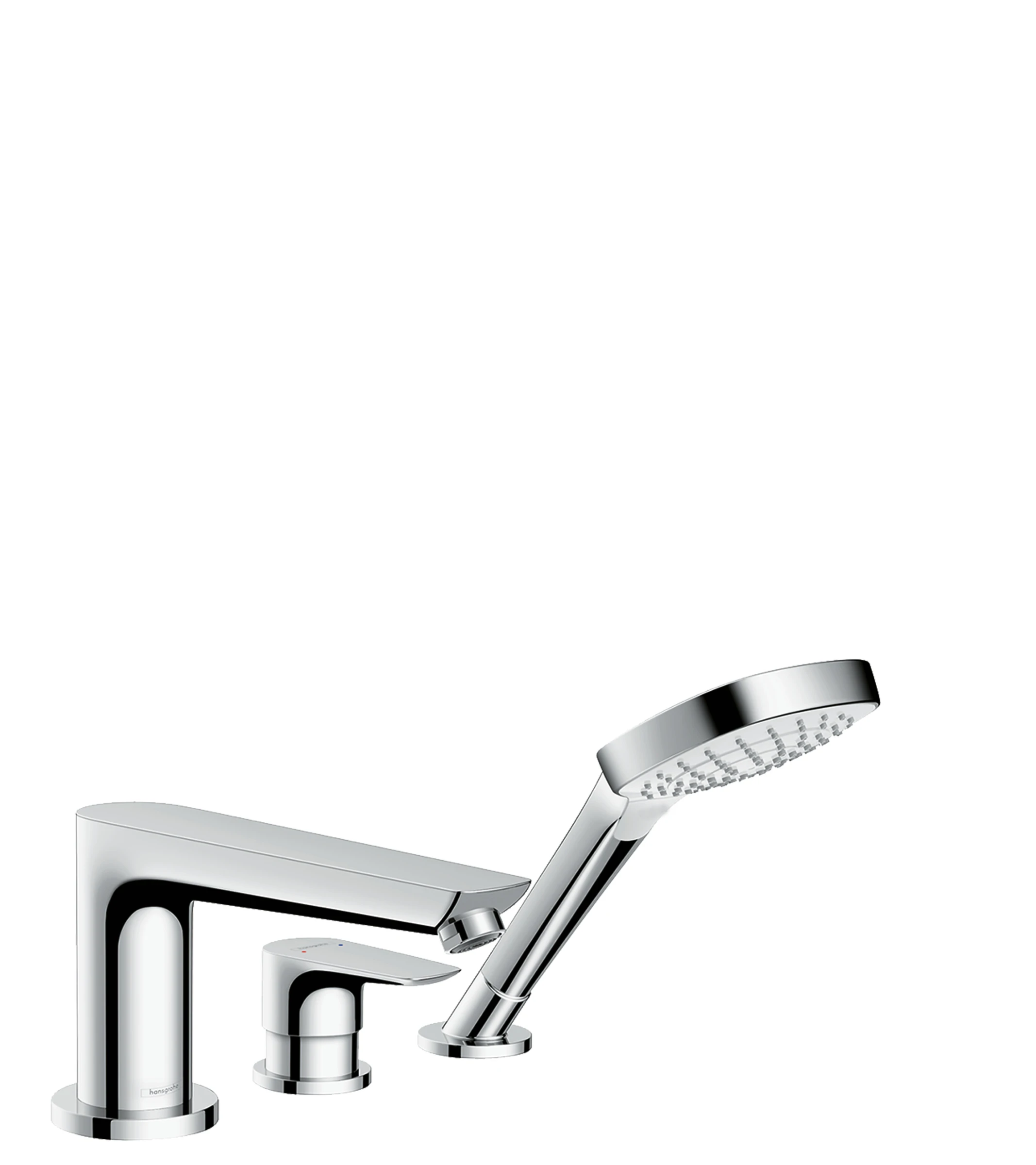 Hansgrohe Talis E 3-hole Rim-mounted Single Lever Bath Mixer For Secuflex Chrome