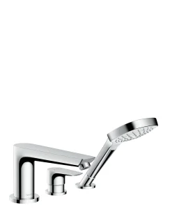 Hansgrohe Talis E 3-hole Rim-mounted Single Lever Bath Mixer For Secuflex Chrome