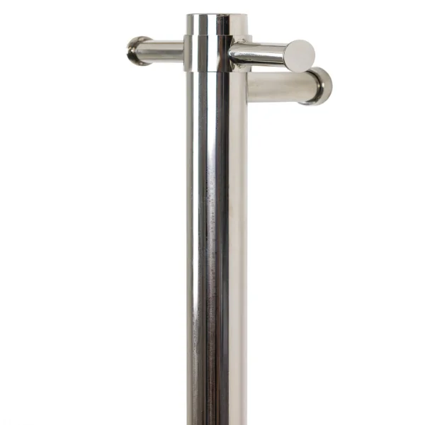 Thermosphere 230v Vertical Heated Towel Bar Round 900mm Brushed Stainless
