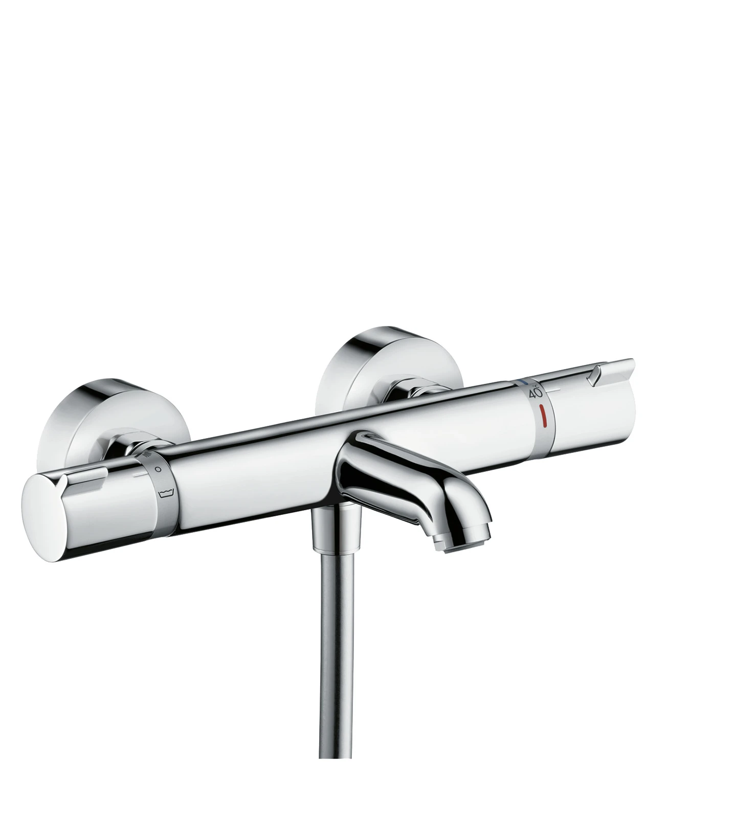 Hansgrohe Ecostat Comfort Thermostatic Bath Mixer For Exposed Installation Chrome