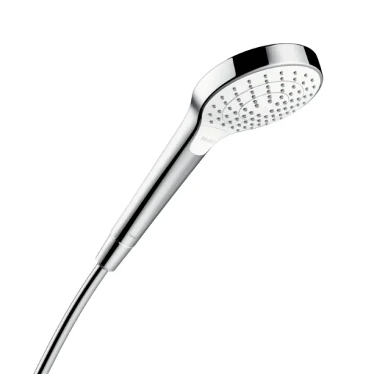 Hansgrohe Croma Select S Hand Shower 110 Vario White/chrome detail view - Image 2