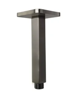 Just Taps Hix Ceiling Shower Arm 150mm Brushed Black product image - Image 1