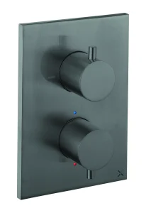 Crosswater Mpro Crossbox 2 Outlet Trim & Valves Slate