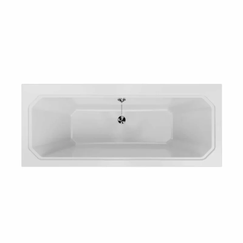 Burlington Arundel Double Ended Bath 1700x700 White product image - Image 1