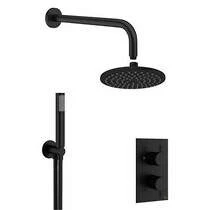 Crosswater Crossbox Shower Set 3 Brushed Nickel 300mm