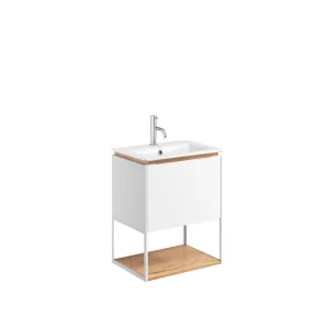 Crosswater Mada Shelf & Frame 500 Matt White