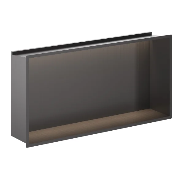 Crosswater Niches 610 X 305mm With Led Light Strip Slate
