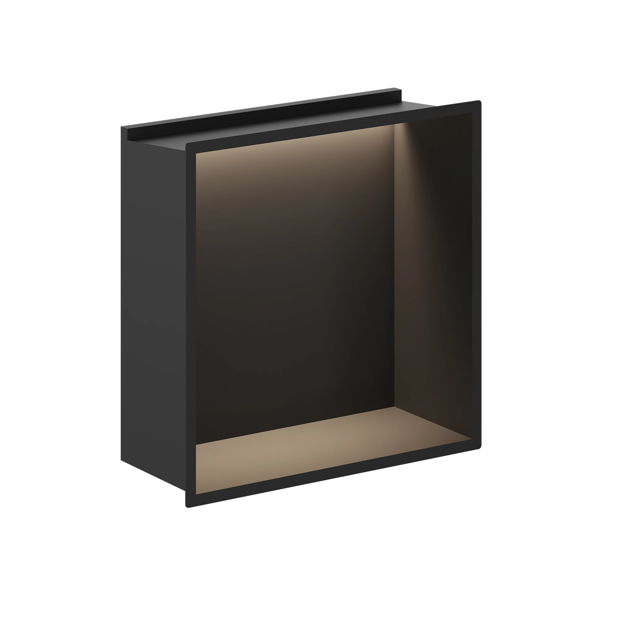 Crosswater Niches 305 X 305mm With Led Light Strip Matt Black