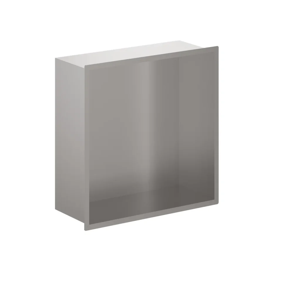 Crosswater Niches 305 X 305mm Brushed Stainless product image - Image 1