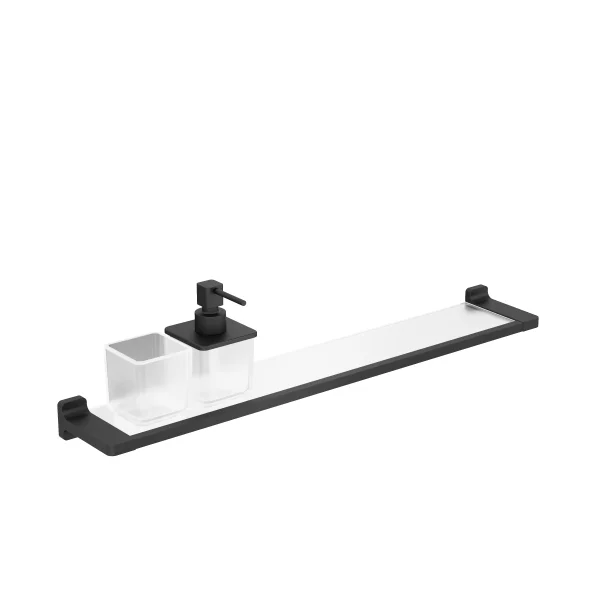 Crosswater Rotar Shelf 600mm Matt Black