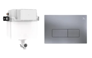 Crosswater Mpro Cistern Set 1 Brushed Nickel