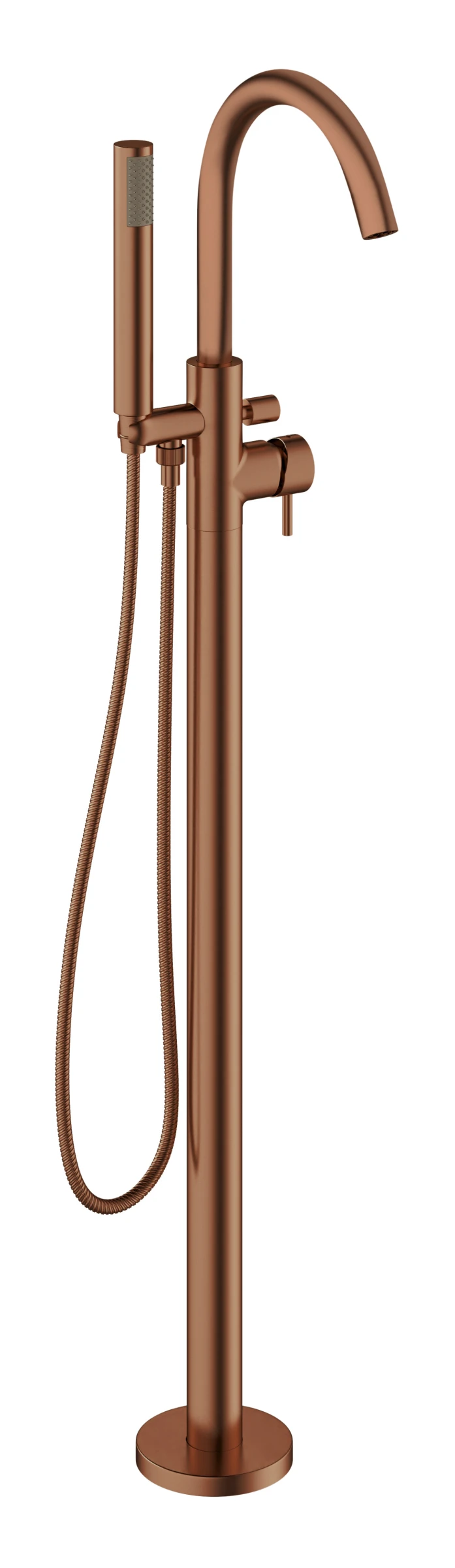 Crosswater Mpro Bath Shower Mixer Floor Standing Brushed Bronze