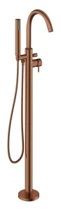 Crosswater Mpro Bath Shower Mixer Floor Standing Brushed Bronze
