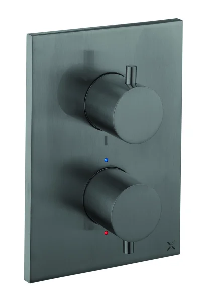 Crosswater Mpro Crossbox 3 Outlet Trim & Valves Slate